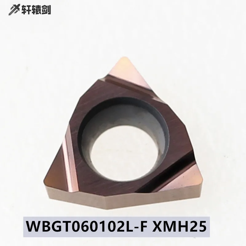 

10 шт. WBGT060102L-F XMH25 WBMT060104L-DP XC530 твердосплавный резец