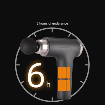 

Muscle Massage Gun Vibration Sport Massager Pain Relief Body Relaxation Slimming Shaping Massager Fitness fascial Gun WIth Heads