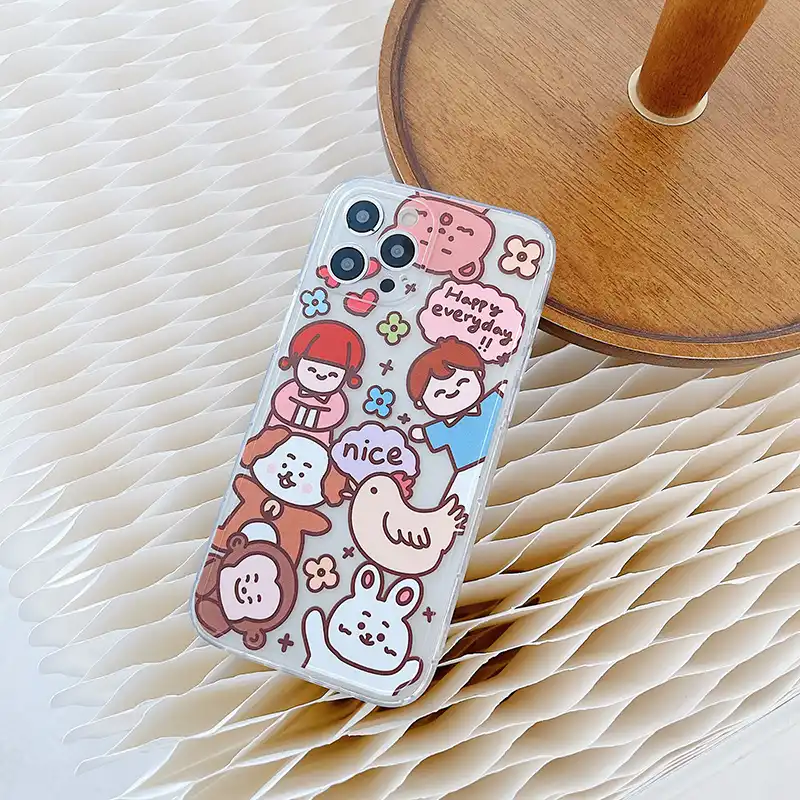 漫画少年iphone 12プロマックス12ミニケースアニメクリアiphone 11プロ最大7 8プラスx Xs Xr最大funda 電話用緩衝材 Aliexpress