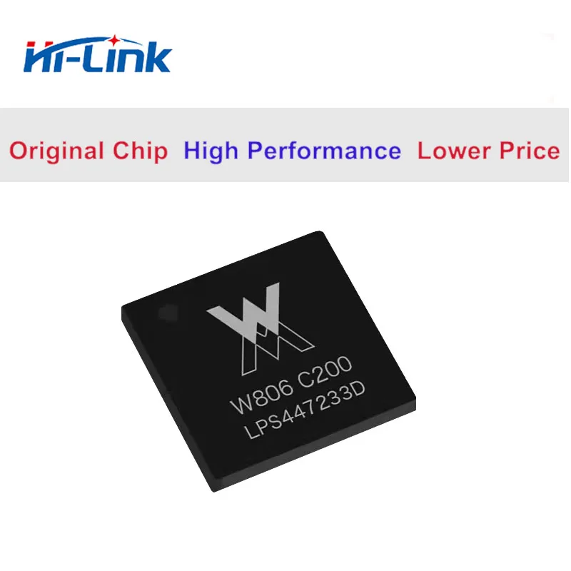Hi-Link new ultra small W806 MCU chip Microcontroller built-in UART GPIOC CDK Development Environment Low Power IOT | Электроника