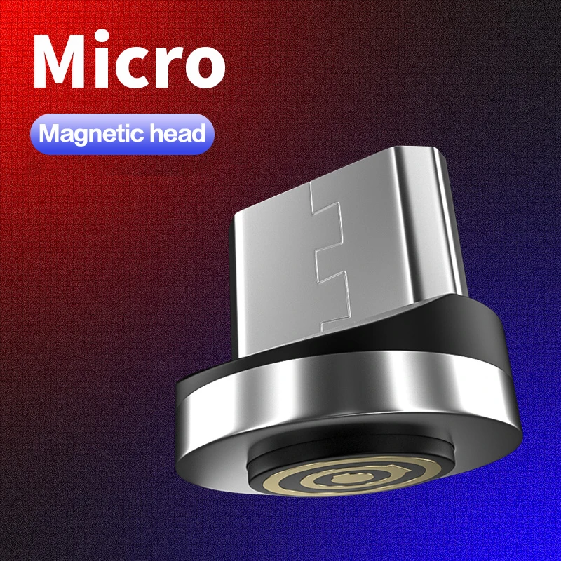 Магнитный Micro USB кабель для iPhone samsung Быстрая зарядка данных провод шнур магнитное зарядное устройство usb type C 1,2 m кабель для мобильного телефона - Цвет: Only Micro Plug