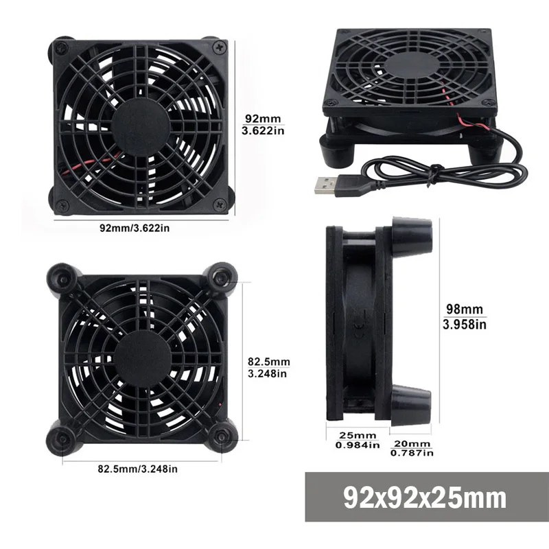 Кулер Gdstime для ПК 5 В 80/92/120/140 мм|power cooler|dc coolerdc 5v cooler |