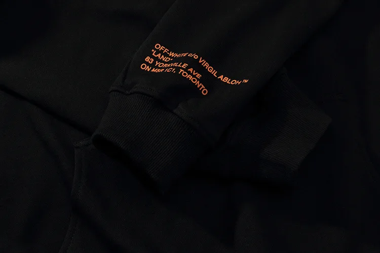 19SS OFF-WHITE OW 6 точечный принт стрелка Мужская Пара Набор Толстовка оптом и в розницу