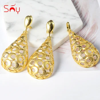 

Sunny Jewelry Fashion Classic Jewelry For Women Earrings Pendent Romantic Sets For Wedding Party Anniversary Gift Trendy Sets