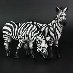 Африканских диких животных моделирование игрушка зебра коллекция, фигурка животного украшения