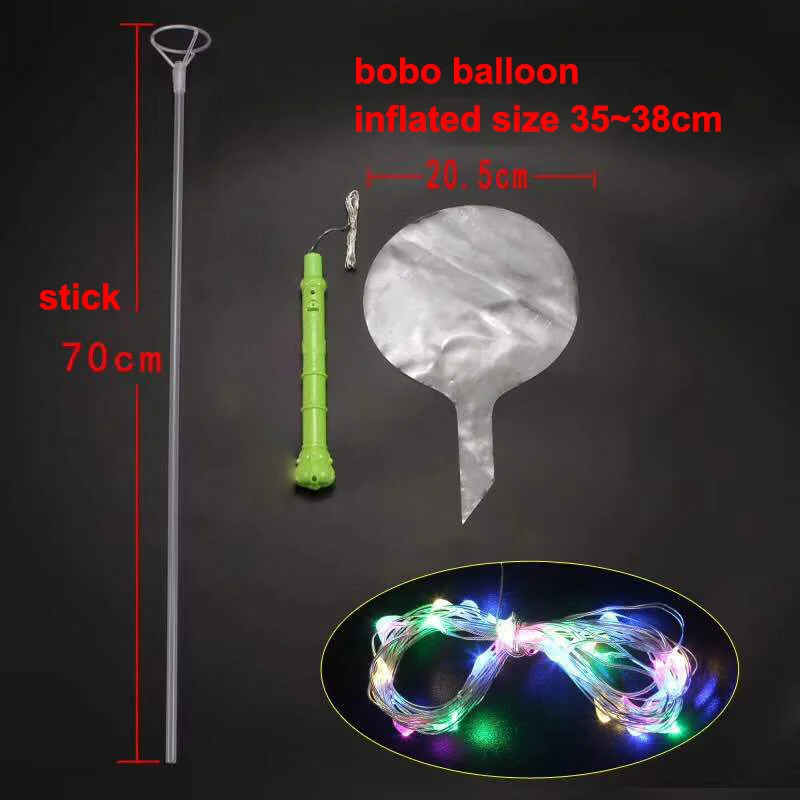 Светодиодные шарики Bobo набор пузырьковых шариков продажа оптом в партии 20 дюймов