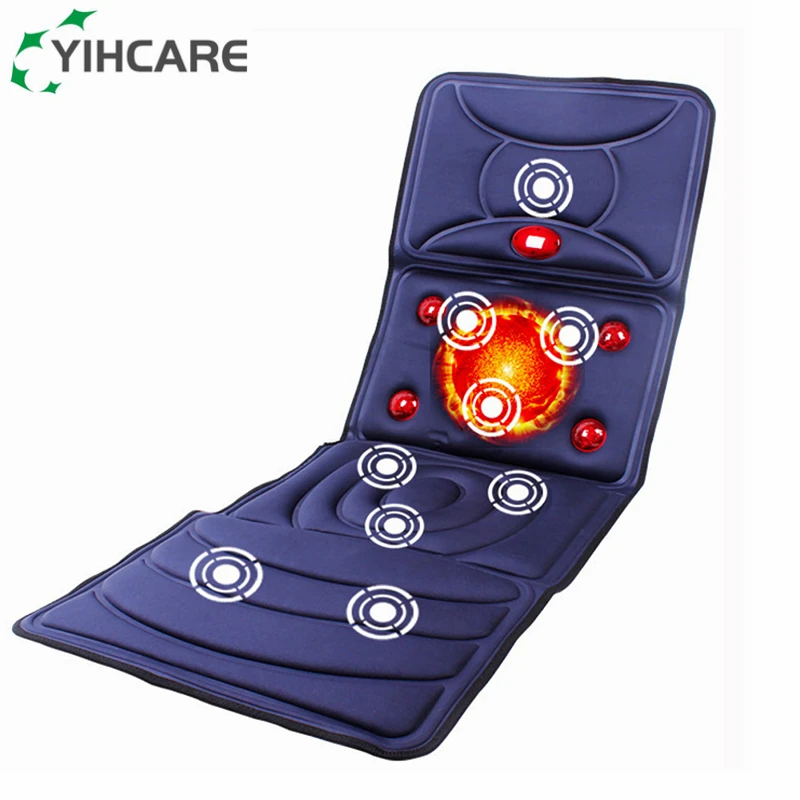 YihCare Far Infrared Electric Massage Mattress Heating Vibrating Full