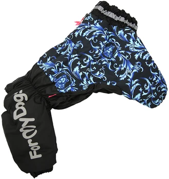

FOR MY DOGS FOR MY DOGS overalls for dogs black / blue for girls FW568-2018 F