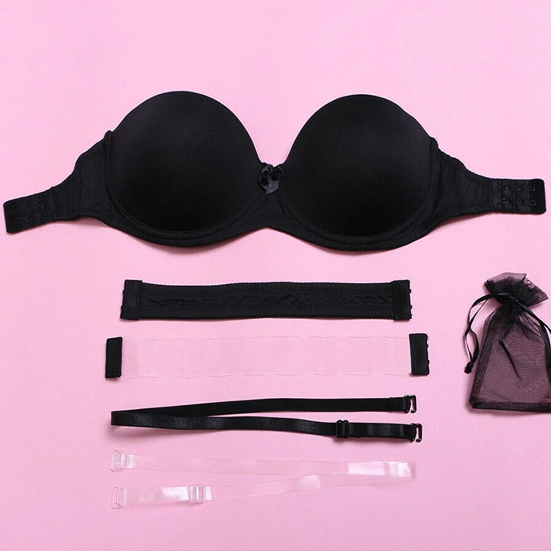 Hot Strapless New Wedding Bras For Women Multiway Sexy Bra Invisible Clear  Back Halter Neck Bralette Lingerie Strapless - AliExpress