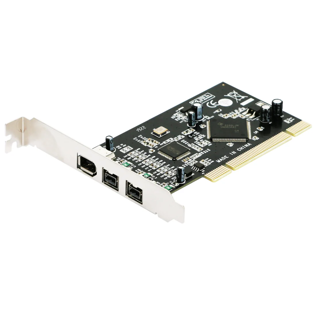 

PCI Combo Add on Cards 2x IEEE 1394B 9 Pin & 1x 1394A 6 Pin 1394 Extension Adapter PCI Controller Card for Firewire Destop PC