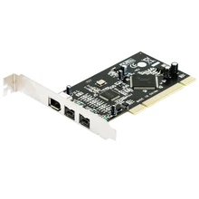 Pci combinação adicionar em cartões 2x ieee 1394b 9 pinos & 1x 1394a 6 pinos 1394 extensão adaptador pci controlador cartão para firewire destop pc