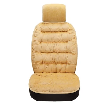 

Warm Car Seat Cover Universal Winter Plush Cushion Faux Fur Material For Car Seat Protector Mat Car Interior Accessories
