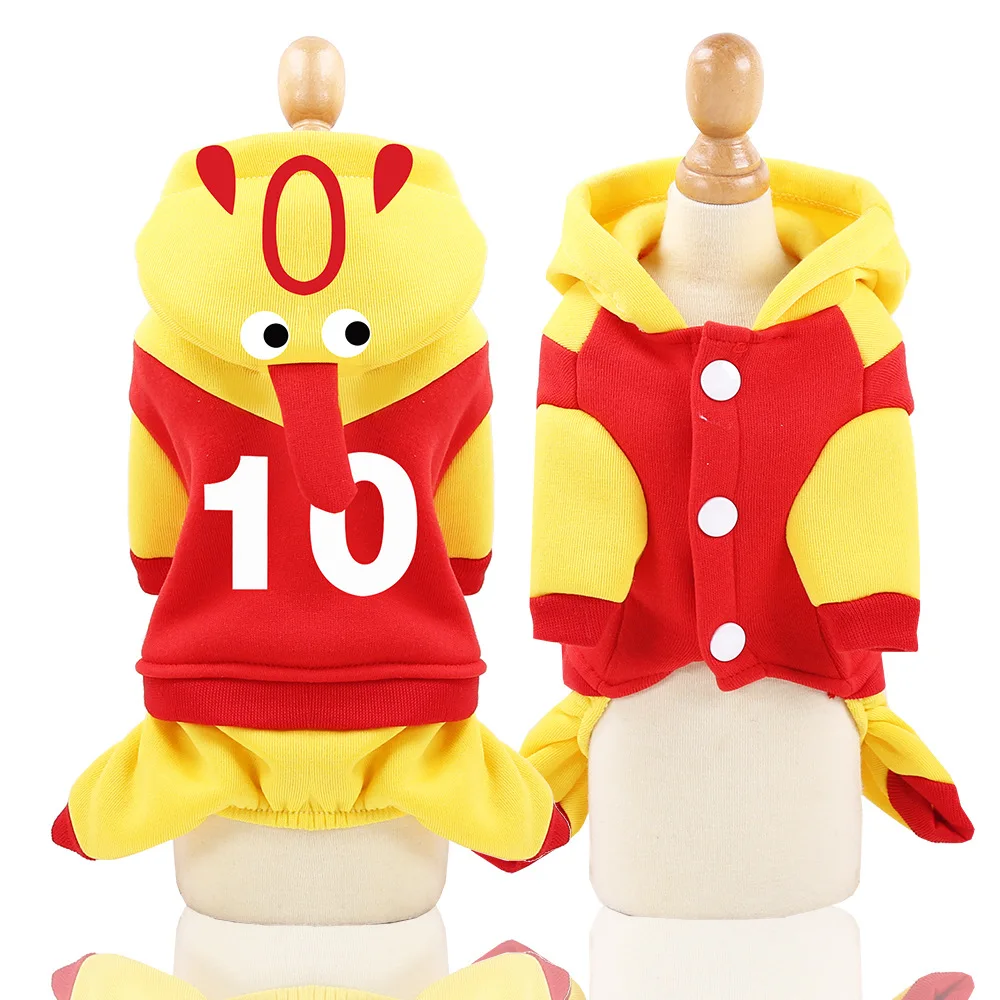 Pet Cat Clothing Puppy Kitten Coat Fleece Hoodies Sweatshirt Fun Shrilling Chicken Costume for Cats Small Dogs Outfits |