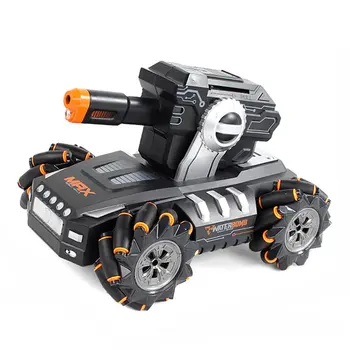 

1:16 Simulation RC Military Tank Launch Water Bomb Armor Interactive Battle 2.4g Watch Drift Remote Control Car Toy Hobby