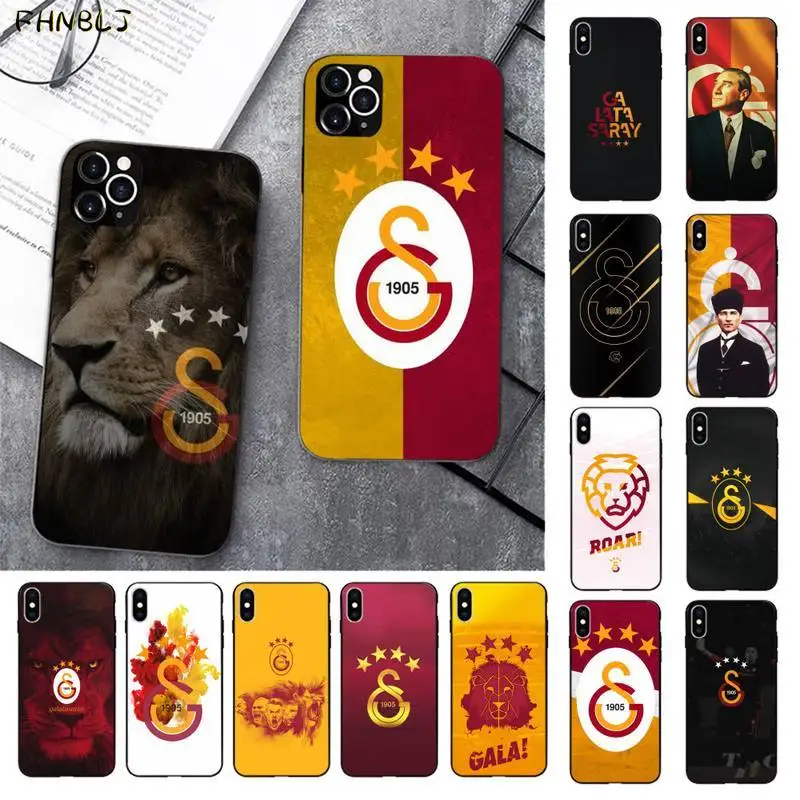 FHNBLJ Турция Galatasaray Mustafa Kemal Ataturk Coque Shell чехол для телефона iPhone 11 pro XS MAX 8 7 6 6S Plus X 5 5S SE