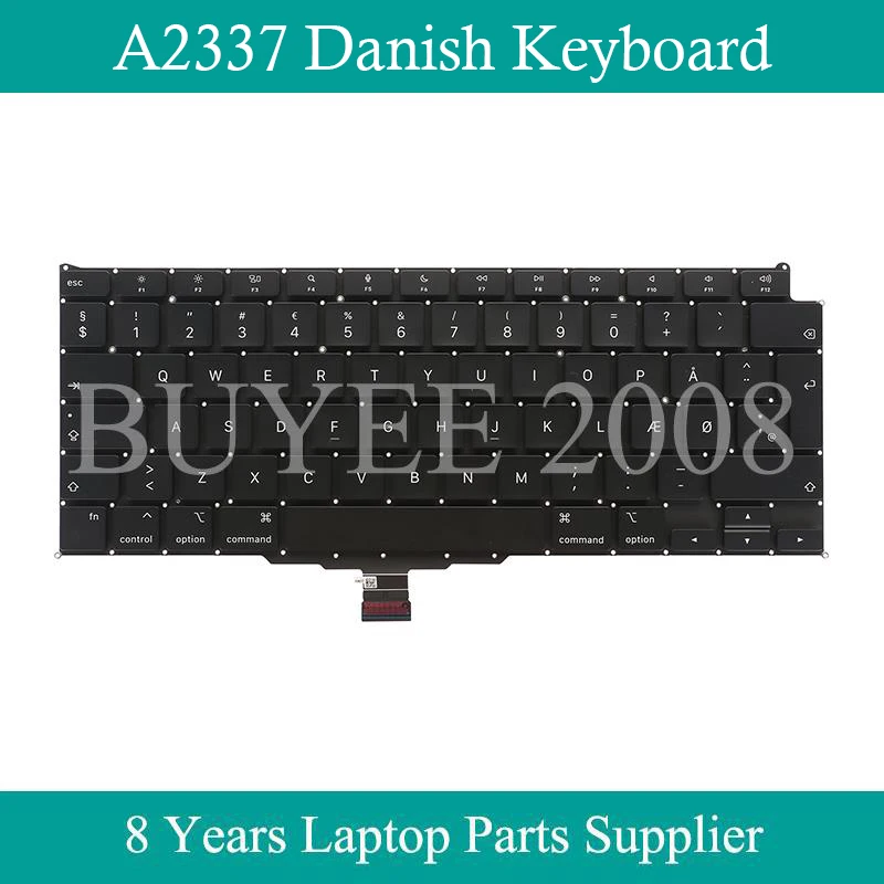 

Клавиатура A2337 Датская, 13 дюймов, 2020 год, для Macbook Air Retina 13,3 дюйма