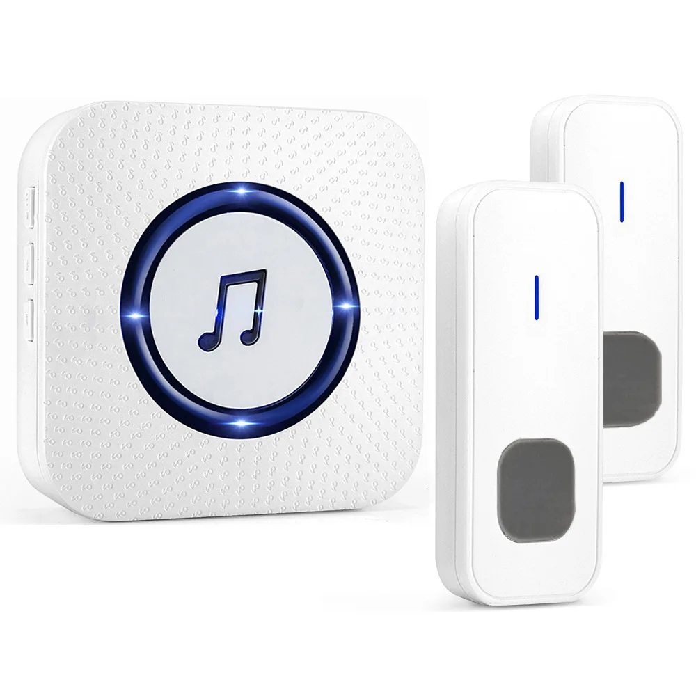 

Place of Origin Supply of Goods DC Wireless LED Music Doorbell 300 M IP55 Waterproof Two Drive a Doorbell Wholesale