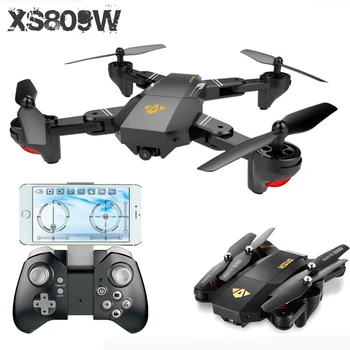 

Visuo Xs809hw Xs809w Foldable Drone With Camera Hd 2mp Wide Angle Wifi Fpv Altitude Hold Rc Quadcopter Helicopter Vs H47 Dron