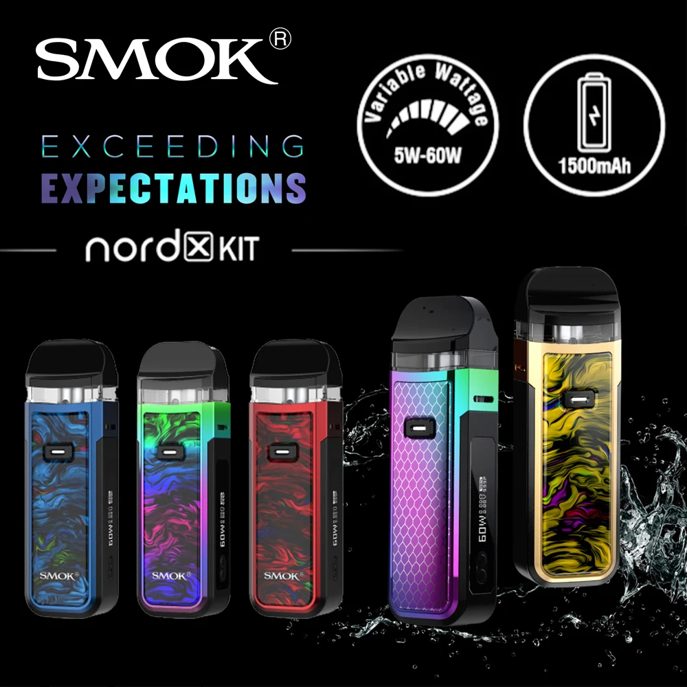 Набор SMOK NORD X картридж 6 мл вейп RPM2 сетчатая катушка аккумулятор 1500 мАч