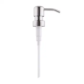 

Metal DIY Soap Pump Liquid Lotion Dispenser Replacement Head Jar Tube Metal Exterior With Plastic Pump Mechanism