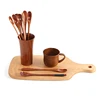 1pcs Long Handle Coffee Spoon Natural Creative Solid Wood Tableware Stir Stick Milk Tea Milk Honey Wooden Spoon Kitchen Tools ► Photo 1/6