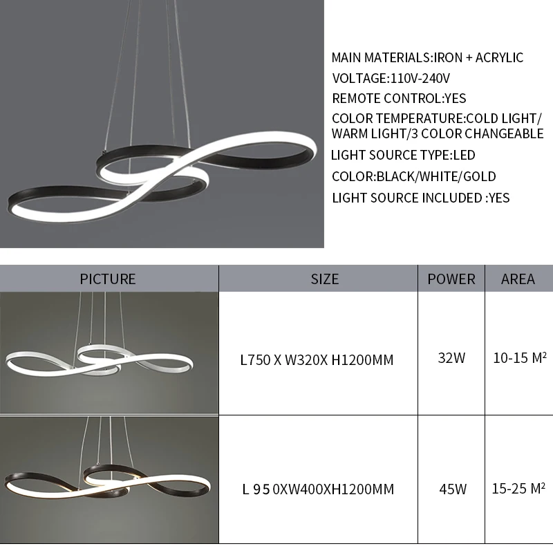 Modern LED Pendant Light 5