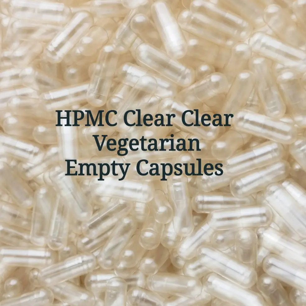 Empty Capsules 1000PCS HPMC Plant Origin 000# 00# 0# 1# 2# 3# 4# Halal Koshore