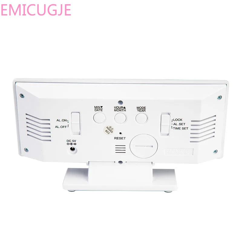 Настольный светильник с ЖК дисплеем usb кабель цифровой будильник светодиодный