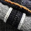 710-0001B Asian Size Read Description High Waist Raw Indigo Selvage Washed 14oz Denim Jeans Sanforised Pants 4