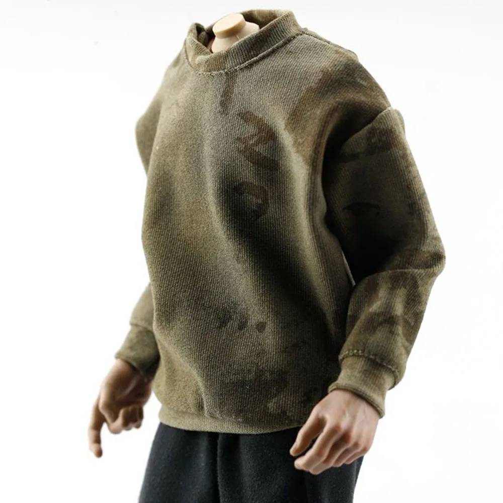 1/6 Clothes Grey Loose Style T-shirt for 12'' Hot Toys Dragon Male Figures 