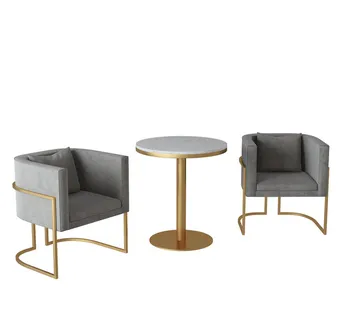 

Nordic light luxury single sofa chair net red designer lounge nail makeup sales office reception negotiation