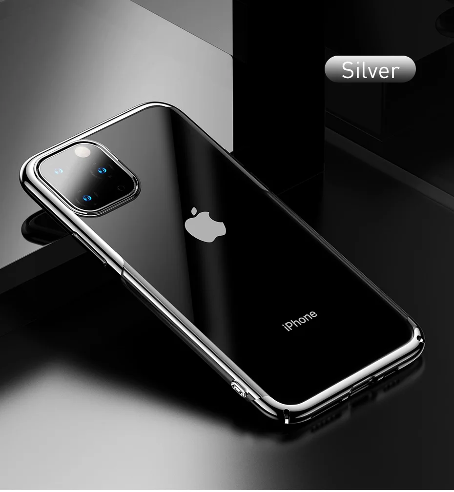 Baseus Роскошный чехол для телефона с покрытием для iPhone 11 Pro Max 11Pro Чехол Жесткий PC задняя крышка для iPhone11 защитный чехол Coque Fundas