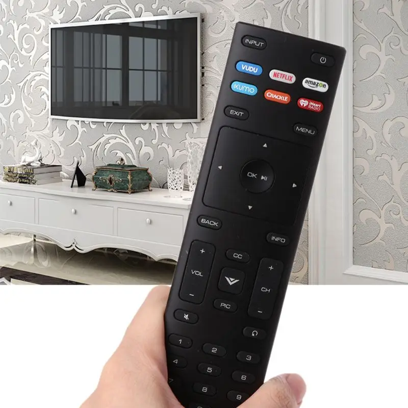 XRT136 дистанционного Управление; замена для Vizio Smart ТВ D24f-F1 D43f-F1 D50f-F1 E43-E2 E60-E3 E75-E1 M65-E0 и многое другое