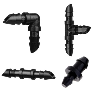 

Irrigation Accessory Kit for 1/4 inch Tubing 110 Sets-50 Couplings, 30 Times, 20 Elbows, 10 End Plugs