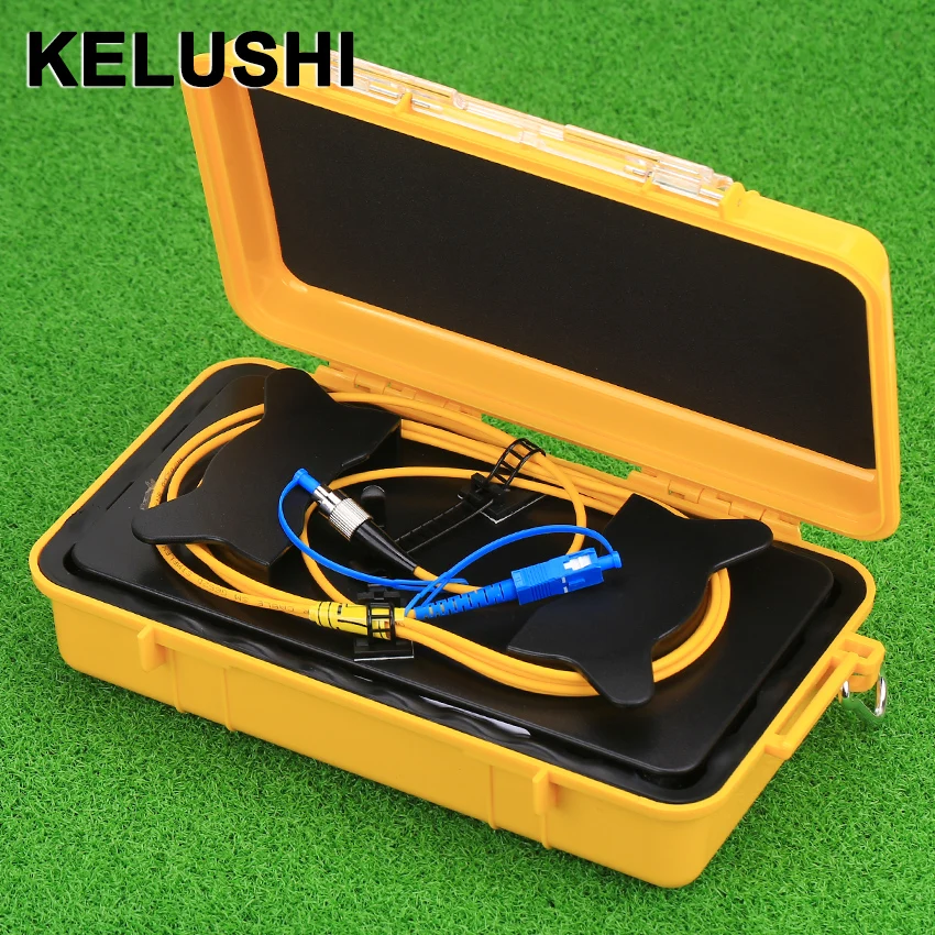 KELUSHI SC/UPC-FC/UPC OTDR launch Cable Box 1 км удлинитель одномодовый OTDR тест слепой области 1310/1550 нм