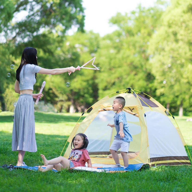 Zenph Children Camping Tent Outdoor Indoor Dual-use Automatic Speed Open Tents Automatic Hiking Beach Tents Barraca