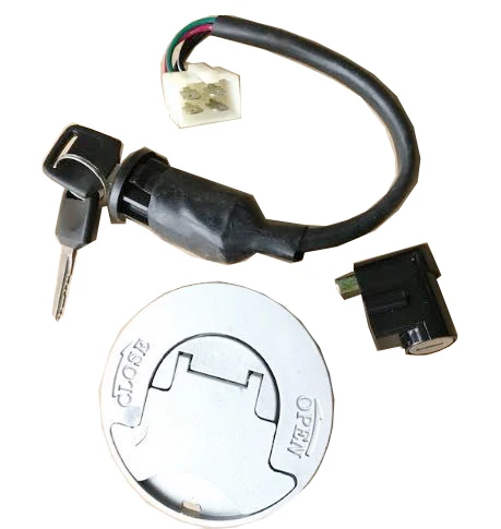 

New Bashan 200CC ATV Quad Ignition Key Switch with Fuel tank cap For BASHAN 200-6-7/ BS200-6-7