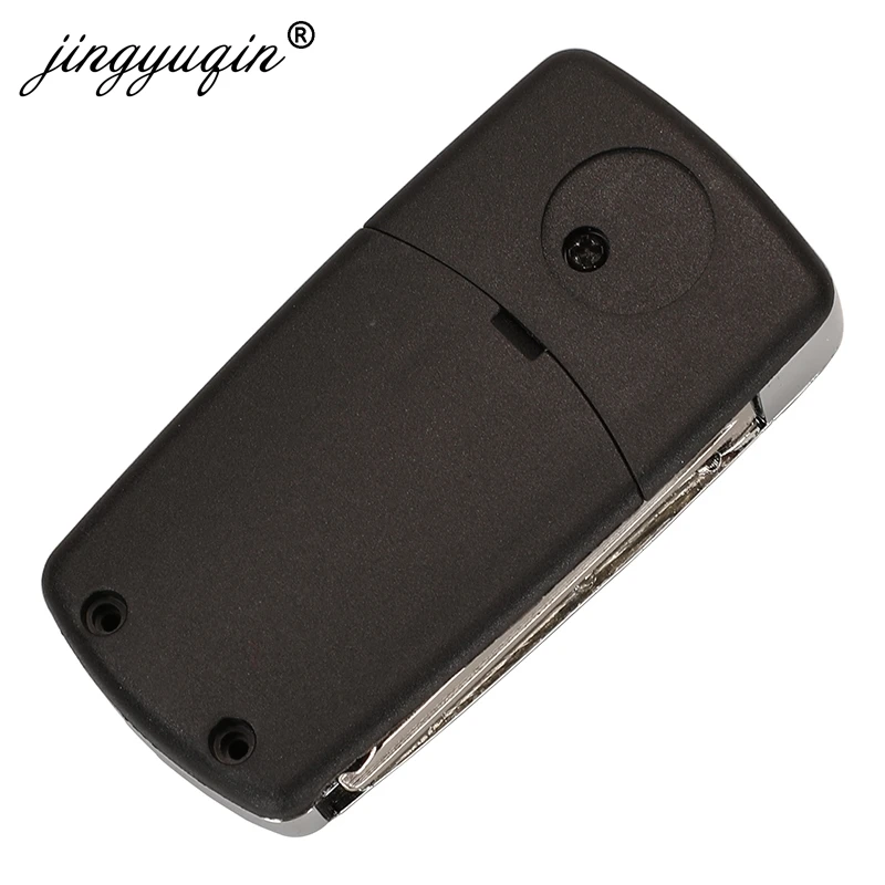 jinyuqin L/R Blade 3 Button Modified Flip Key Shell For HYUNDAI Avante HD Coupe Elantra Tucson Accent For Kia Carens 3 fob Case