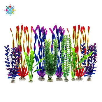 

Artificial Water Plants Large Aquarium Plants Plastic Aquarium Decorations Vivid Simulation Creature Aquarium Landscape TLSM