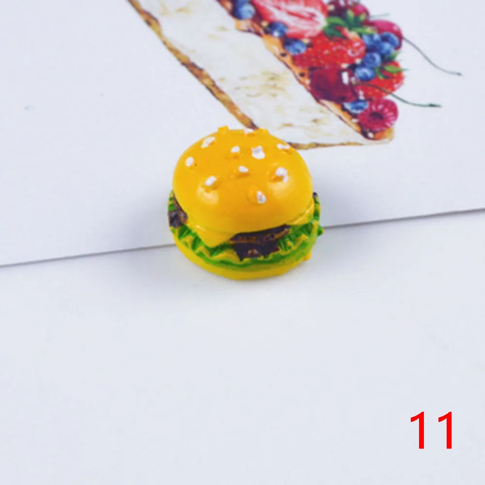 11 5 шт. мини конфеты имитация мороженого Фрукты Кухня Продукты милый мультфильм детские игрушки чехол для телефона аксессуары DIY украшения Ремесло - Цвет: 11