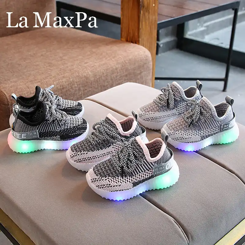 tenis bebe com led