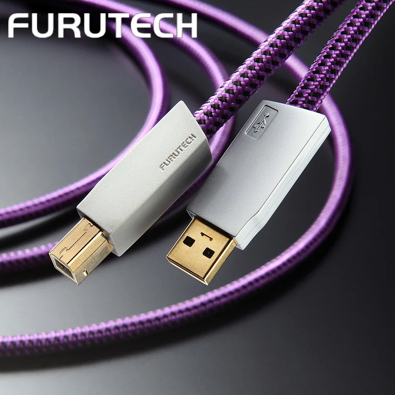 

FURUTECH GT2Pro Ultimate OCC Hi-Fi USB 2.0 Digital Audio Cable A-B Square Port Decoder DAC Data Cable