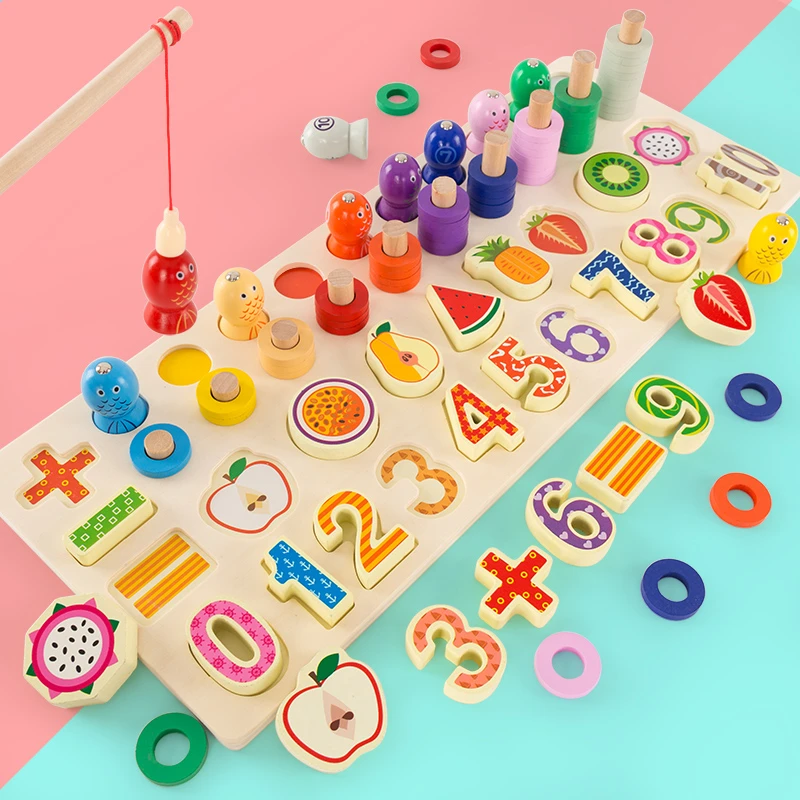 montessori educational wooden toys