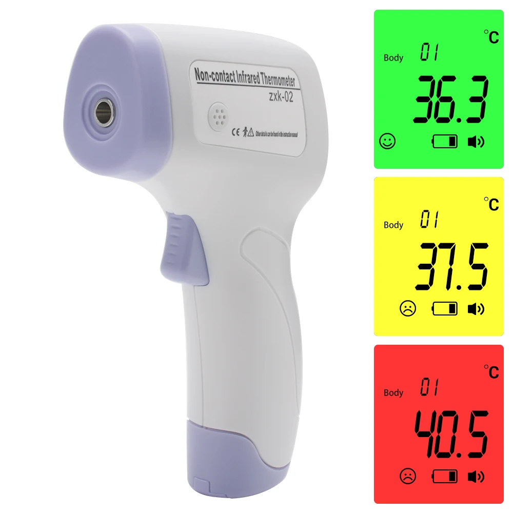 

Portable High Accurate Medical Infrared Body Thermometer Non-Contact Forehead Digital Body/Object Temperature Measure Baby Adult