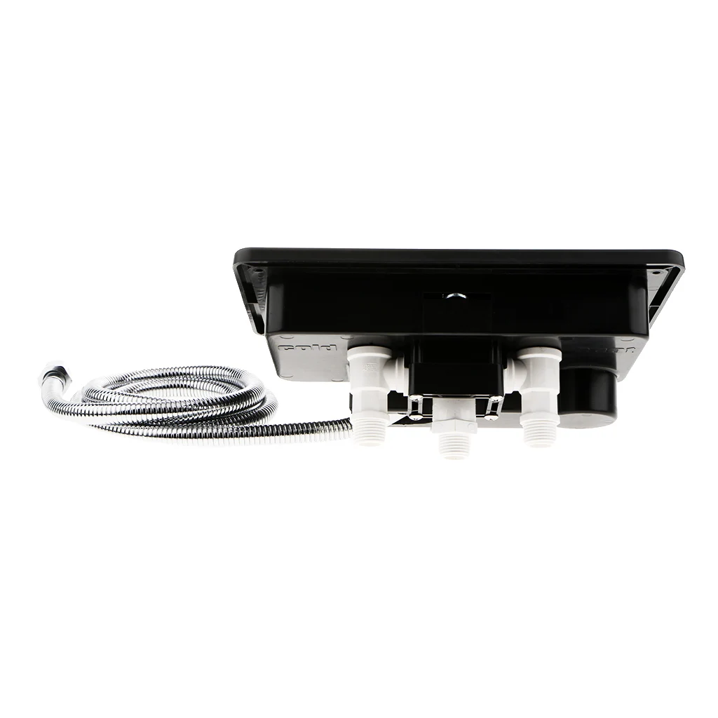 1 Set External Wall Mount Shower Box Kits With Lock & Keys for Caravan Motorhome Camper Boat