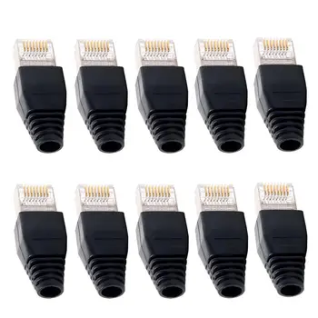 

Zihan Metal Shield RJ45 RJ-45 8P8C Network CAT CAT5E Modular UTP STP Plug Connector 10pcs/lot