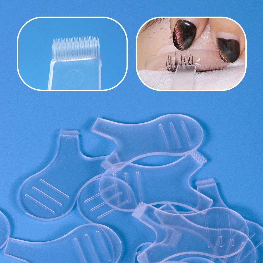 3 Pairs Silicone Eyelash Perm Pad Recycling Lashes Rods Shield Lifting 3D Eyelash Curler Accessories Applicator Tools