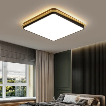 

Nordic modern minimalist ceiling lamp creative personality bedroom living room black gold room ceiling lamp