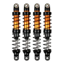 Amortisseur de choc en métal avec huile, amortisseur réglable pour chenille de roche axiale 1/10 RC SCX10 90046 AXI03007 Traxxas TRX4, 2 pièces 4 pièces