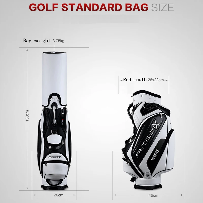 Натуральная одежда от PGM спортивный пакет стандартная Caddy мужская сумка для гольфа Профессиональный мяч ПЕРСОНАЛ сумка с крышкой змеиные линии водонепроницаемый PU